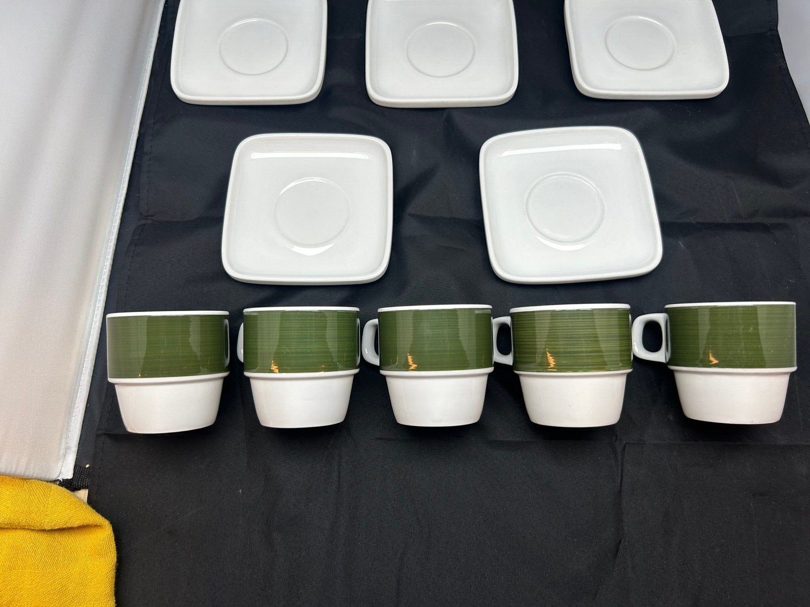 Vintage Bauscher Weiden hotelporselein set | Jaren 70 groen, Huis en Inrichting, Keuken | Servies, Ophalen, Vintage, Zo goed als nieuw
