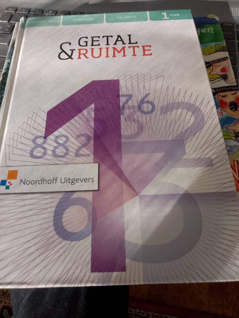 boek getal  & ruimte   1 vwo deel 2  12 druk, Ophalen of Verzenden, Beta, Zo goed als nieuw