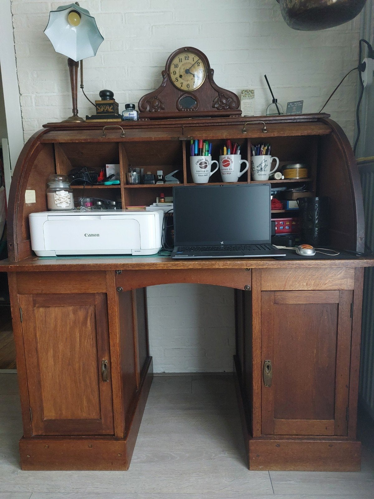Antiek rolluikbureau - Demontabel, Ophalen
