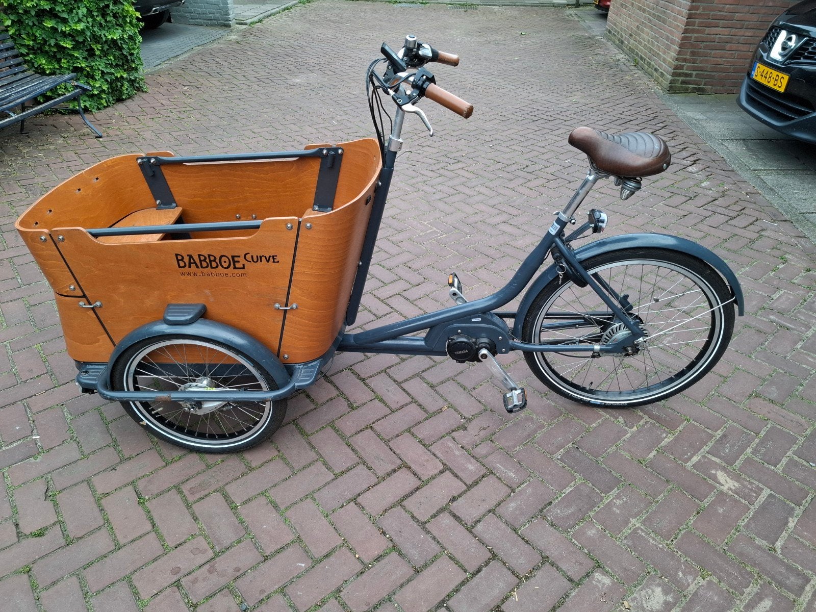 Babboe Mountain bakfiets - Elektrisch, Fietsen en Brommers, Fietsen | Bakfietsen, Gebruikt, Overige merken, 2 kinderen, Elektrisch