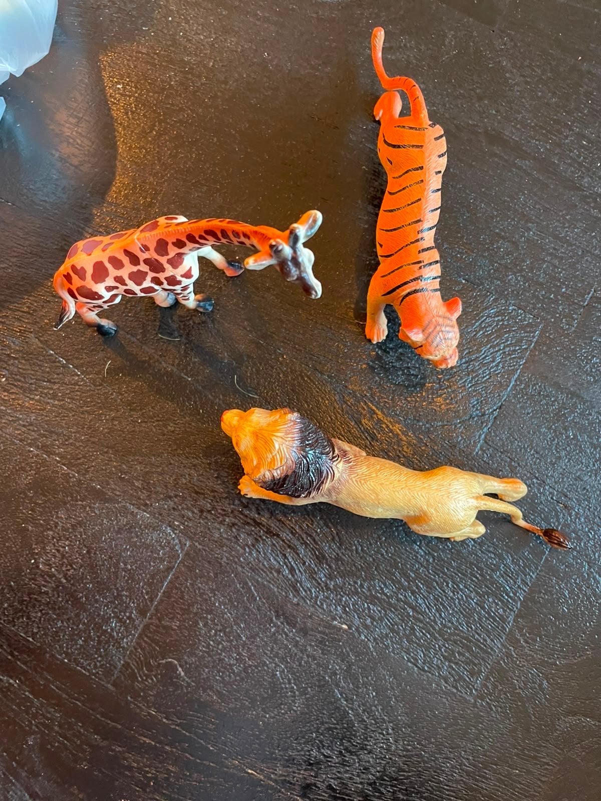 Dierenfiguren: Leeuw, Tijger, Giraffe Speelgoed, Ophalen of Verzenden, Gebruikt, Jongen of Meisje