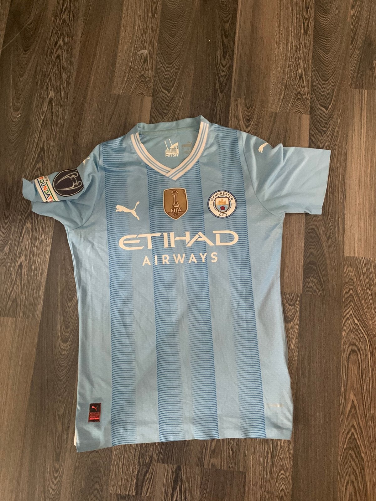 Haaland voetbalshirt manchester city, Maat M, Verzenden, Zo goed als nieuw, Shirt