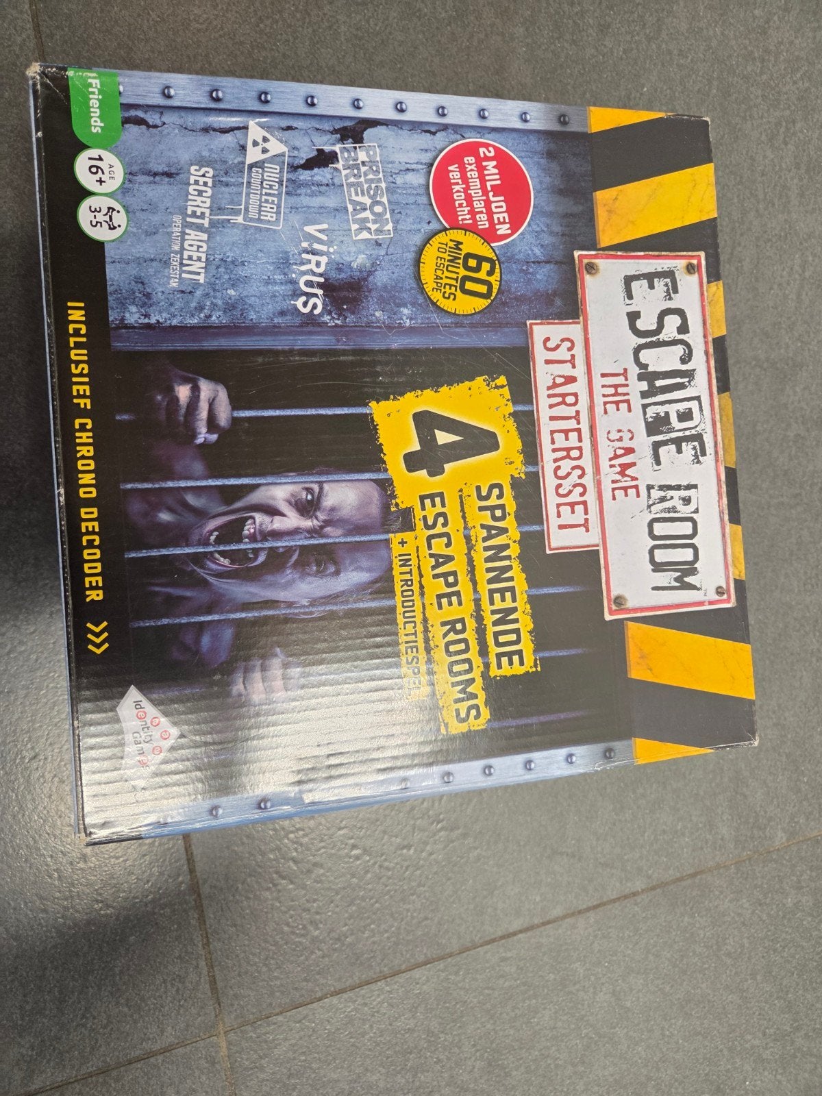 Escape Room The Game Starterset - 4 Spellen, Drie of vier spelers, Ophalen, Zo goed als nieuw, Identity Games