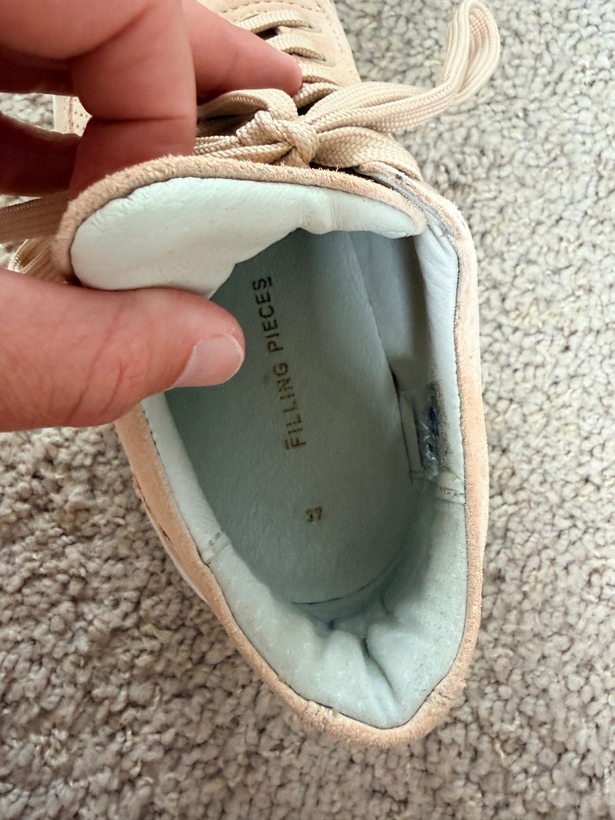 Filling Pieces sneakers maat 37, Kleding | Dames, Ophalen of Verzenden, Gedragen, Beige, Sneakers of Gympen
