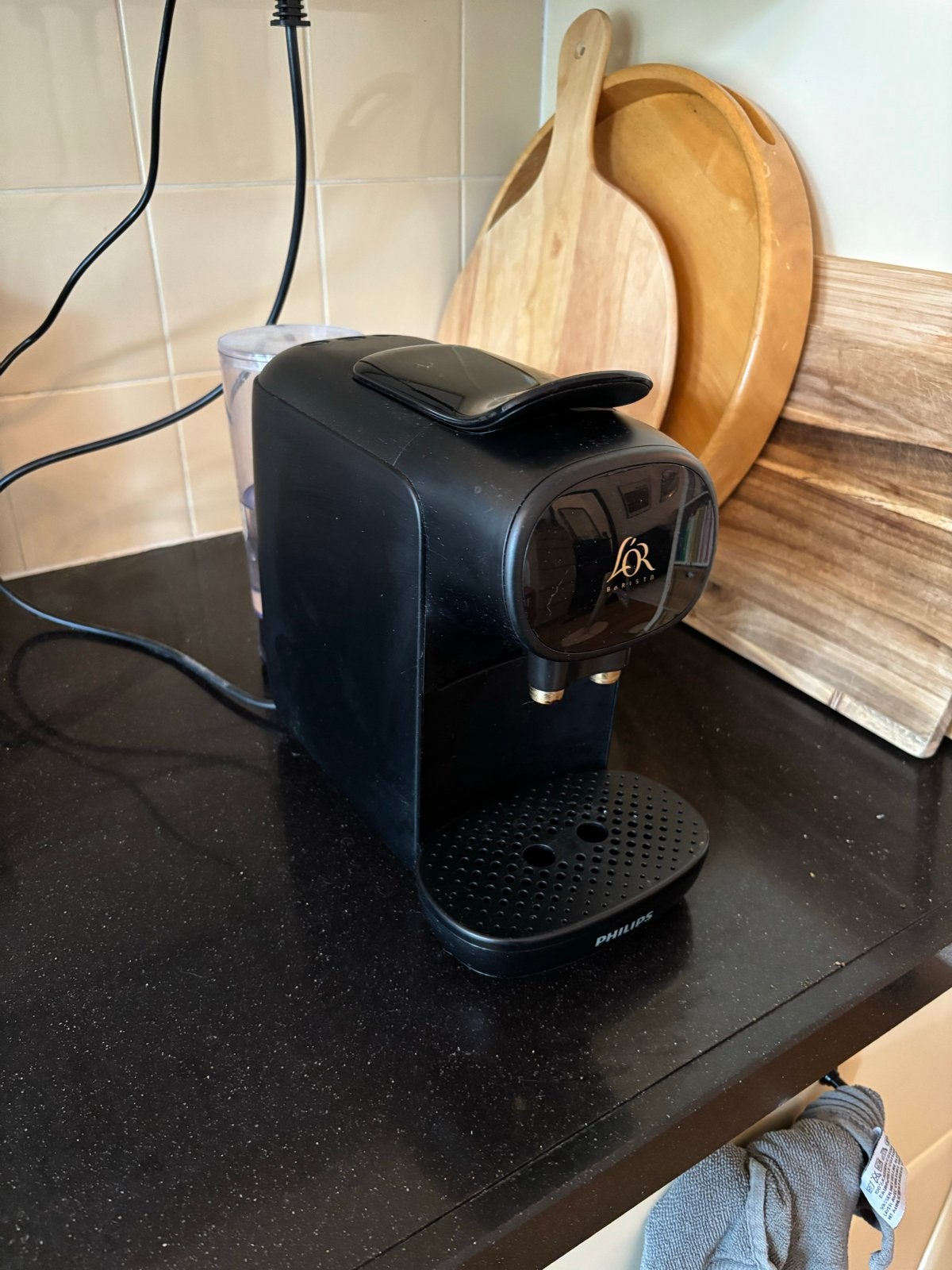 Philips L'OR Barista Koffiemachine - Zwart, Ophalen, Gebruikt, Koffiemachine, 2 tot 4 kopjes