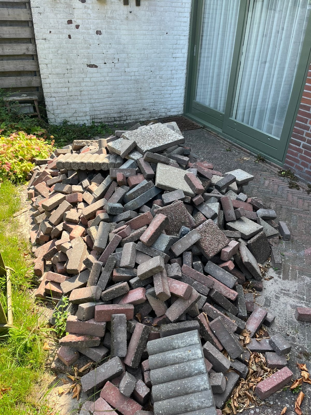 Stenen 20m2 gratis af te halen, Ophalen, Zo goed als nieuw