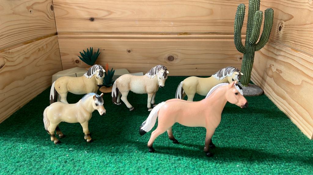 Schleich fjorden, Verzenden, Zo goed als nieuw, Paard, Beeldje of Figuurtje