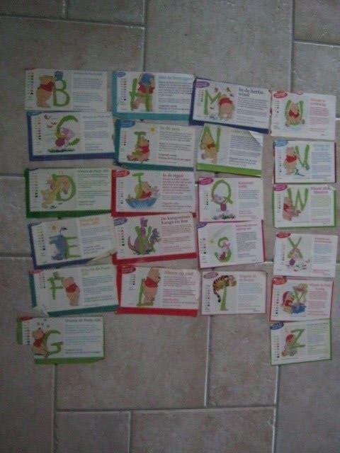 Borduurpatroon Heel veel Winnie de Poeh ABC nr 9602 do, Verzenden, Zo goed als nieuw, Handborduren, Patroon