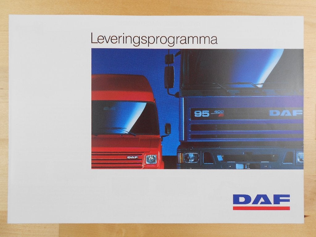 DAF Programma 1991 – 95 3600 3300 3200 2900 2700 2300 1900, Ophalen of Verzenden, Zo goed als nieuw, Overige merken, DAF