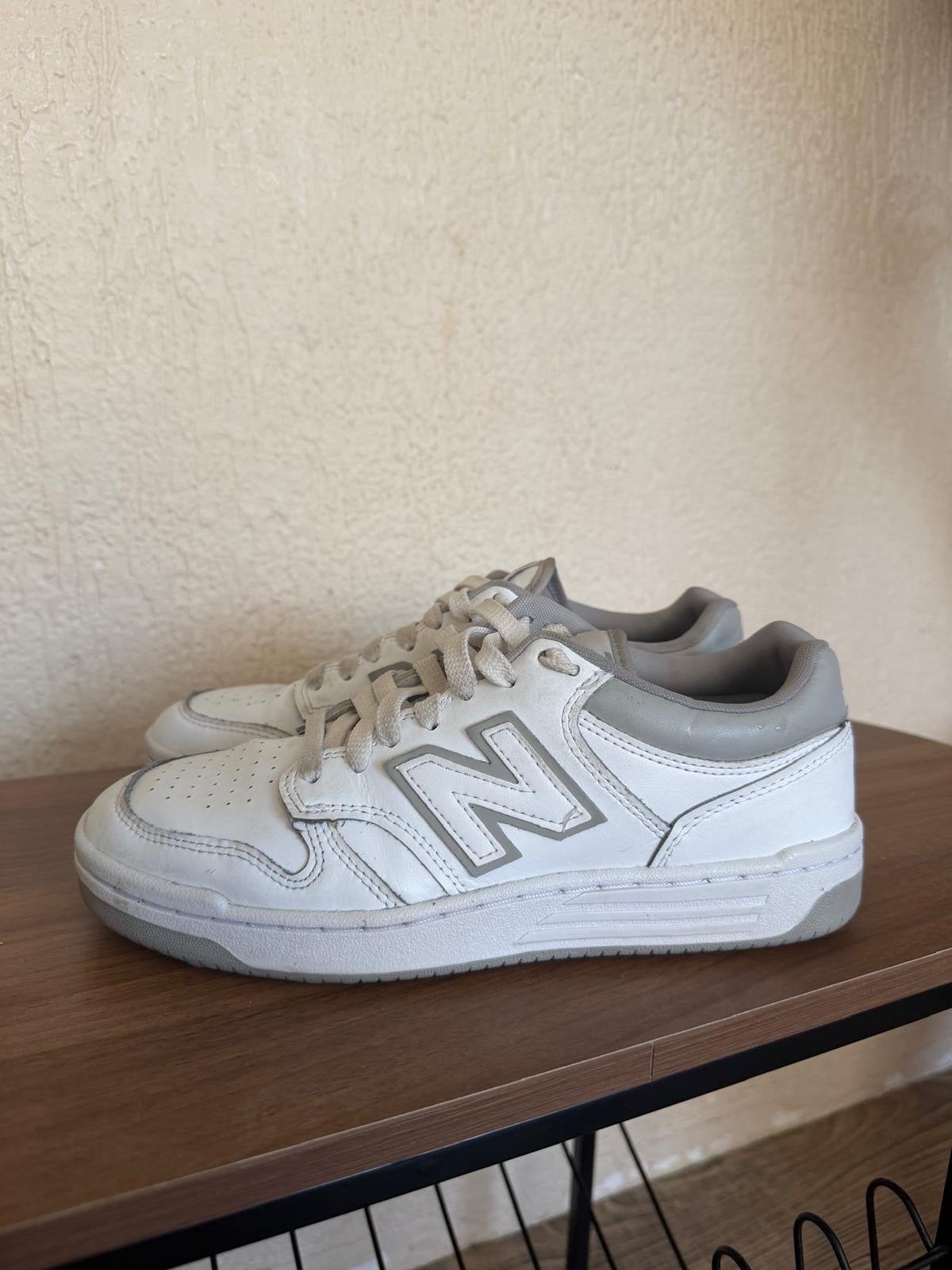 New Balance 480 Sneakers - Wit/Grijs, Ophalen of Verzenden, Zo goed als nieuw, Wit, Sneakers of Gympen