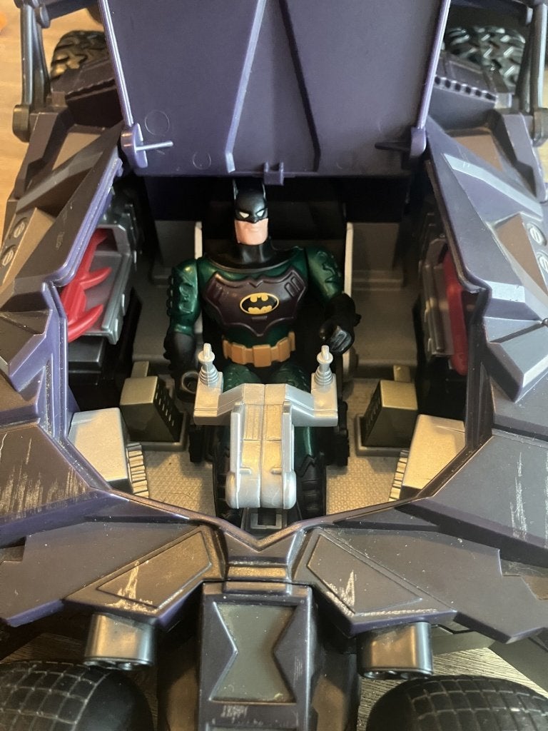 Batman Thumbler batmobile 2005, Kinderen en Baby's, Speelgoed | Actiefiguren, Ophalen of Verzenden, Gebruikt