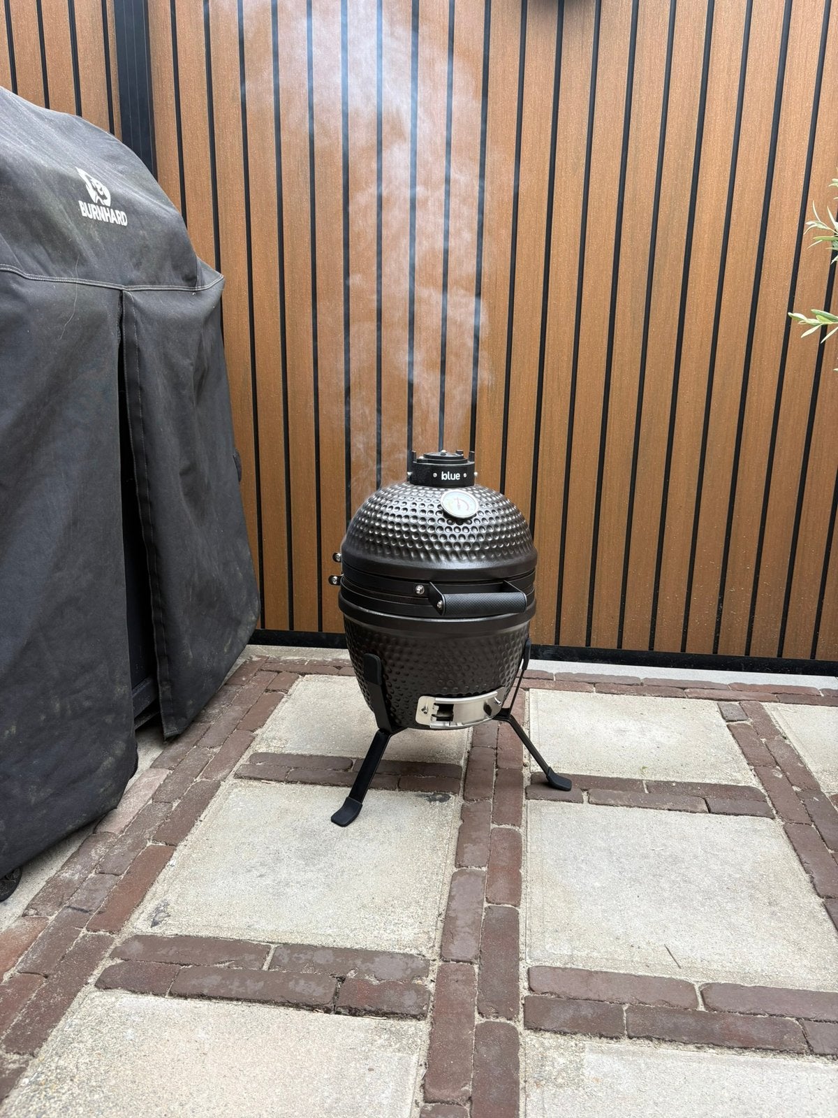 Compact kamado, Ophalen, Zo goed als nieuw