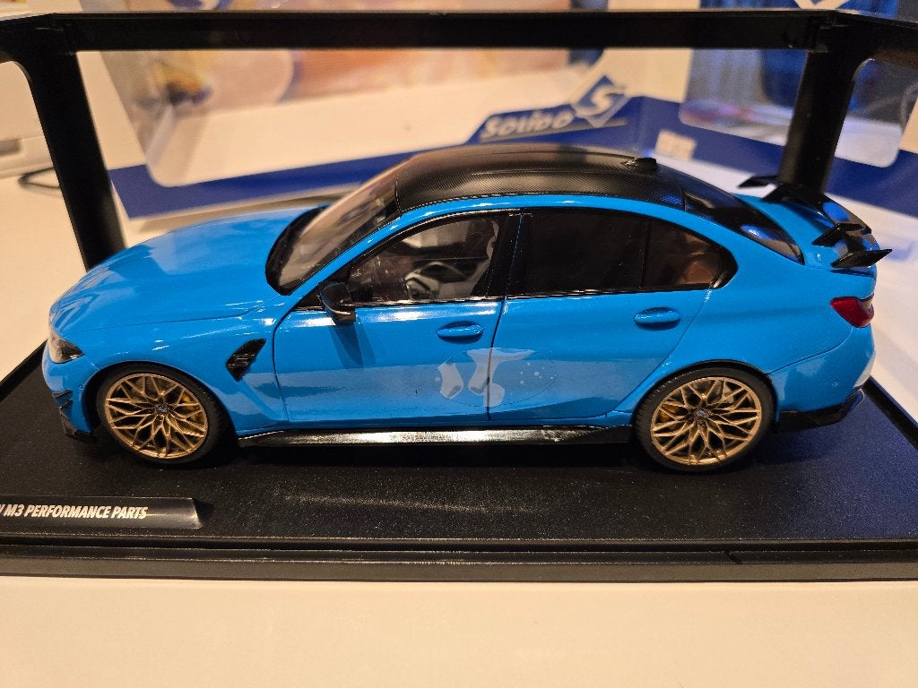 BMW M3 performance parts 1/18, Ophalen of Verzenden, Nieuw, Auto, Solido