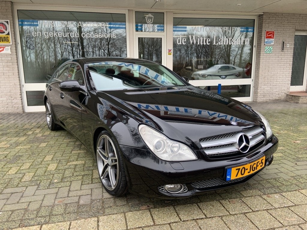 Mercedes-Benz CLS-Klasse 350 CGI Prestige Plus Bi-Xenon/Lede, Auto's, Automaat, Achterwielaandrijving, Gebruikt, Zwart