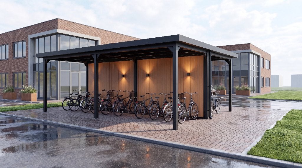 Fietsenstalling onderhoudsvrij | Zelf samenstellen | NIEUW, Ophalen of Verzenden, Nieuw, Metaal, Fietsenberging