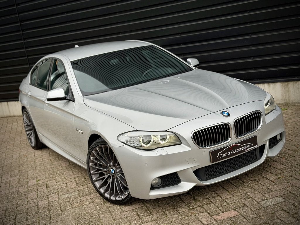 BMW 5 Serie 535d M-SPORT HEADUP|COMFORTSEAT|BLINDSPOT NAP, Auto's, Automaat, Gebruikt, Zwart, 2993 cc