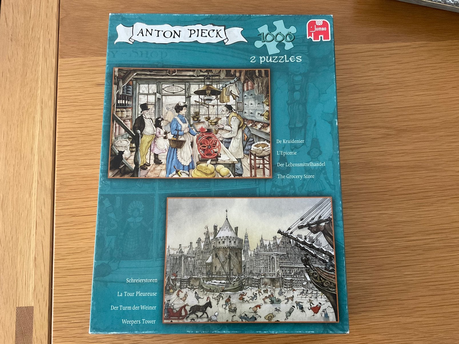 Anton pieck puzzels, Ophalen, 500 t/m 1500 stukjes, Zo goed als nieuw