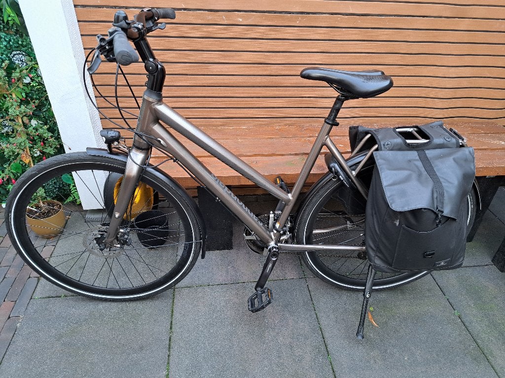 Cannondale Tesoro 2 Hybride damesfiets, 28 inch, 53 tot 56 cm, Zo goed als nieuw, Meer dan 20 versnellingen