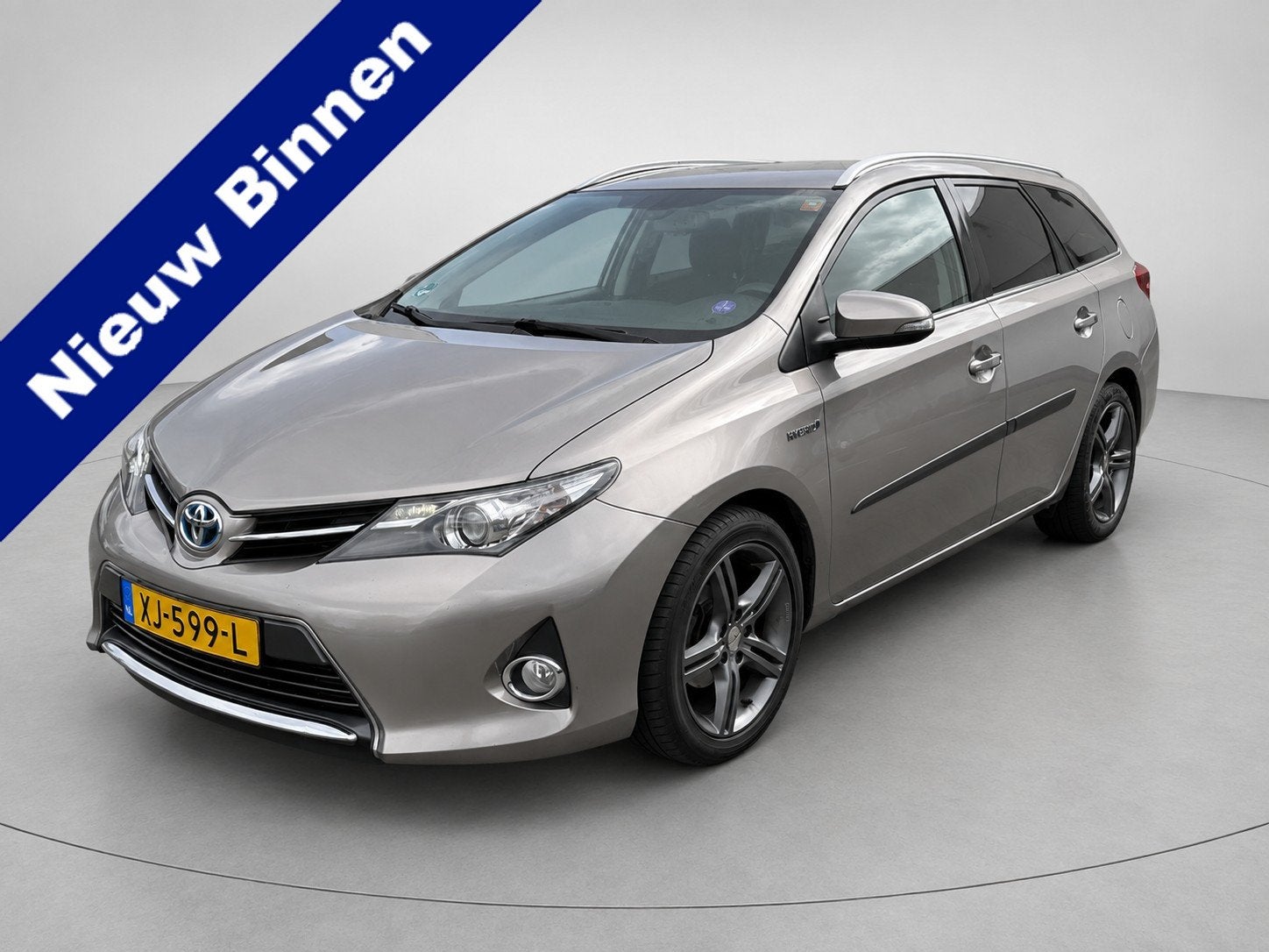 Toyota Auris Touring Sports 1.8 Hybrid Lease I NAVI. I CRUIS, Stof, Gebruikt, Zwart, Origineel Nederlands