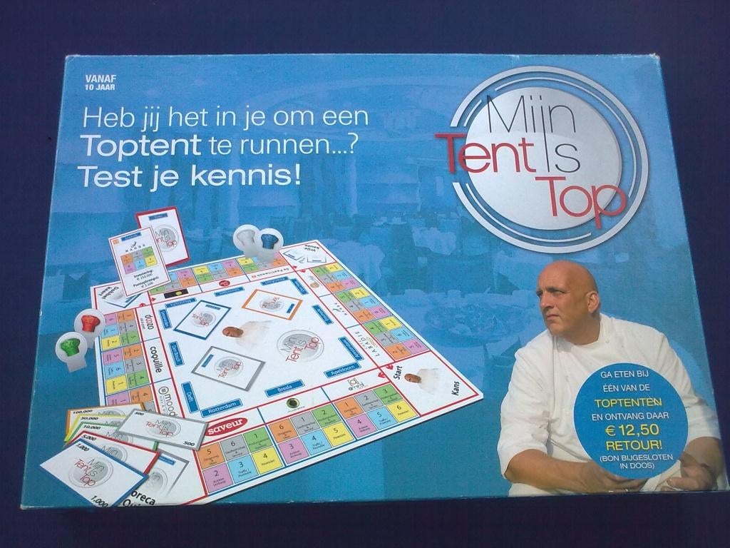 Mijn Tent is Top ( Herman den Blijker, bordspel ), Ophalen of Verzenden, Zo goed als nieuw