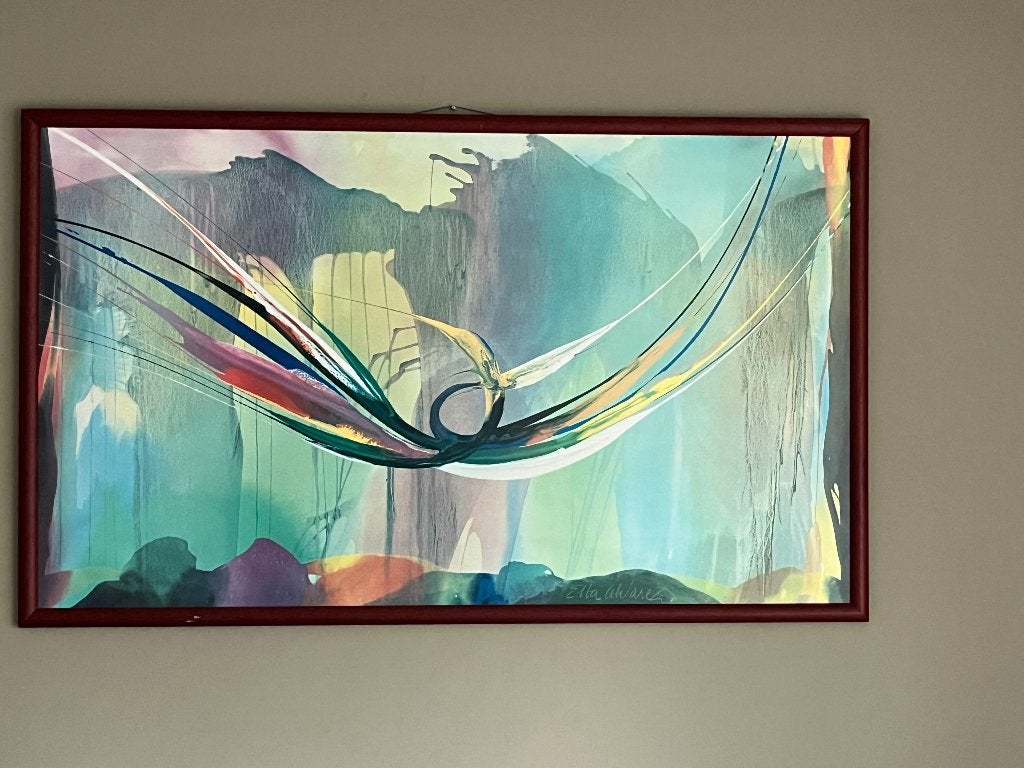 Schilderij, Ophalen, Abstract, Hout, Overige technieken