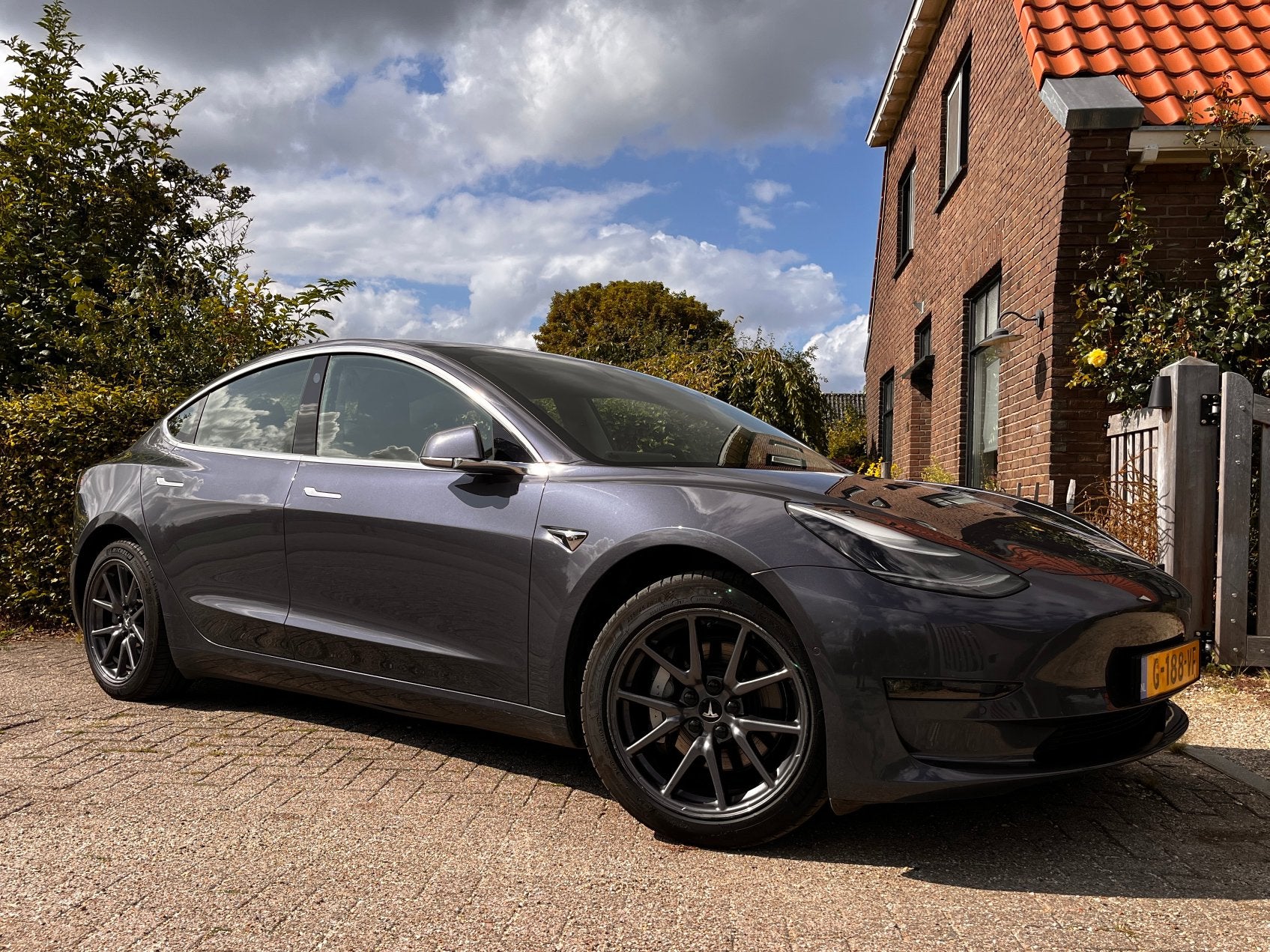 Tesla Model 3 Long Range AWD - Originele trekhaak - 12-2019, Auto's, Tesla, Automaat, 1831 kg, Origineel Nederlands, Elektrisch