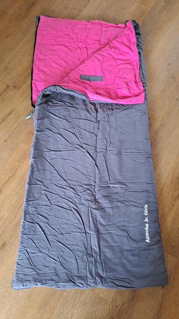 2x slaapzak kind Vrijbuiter Apache jr roze, Ophalen of Verzenden, Gebruikt
