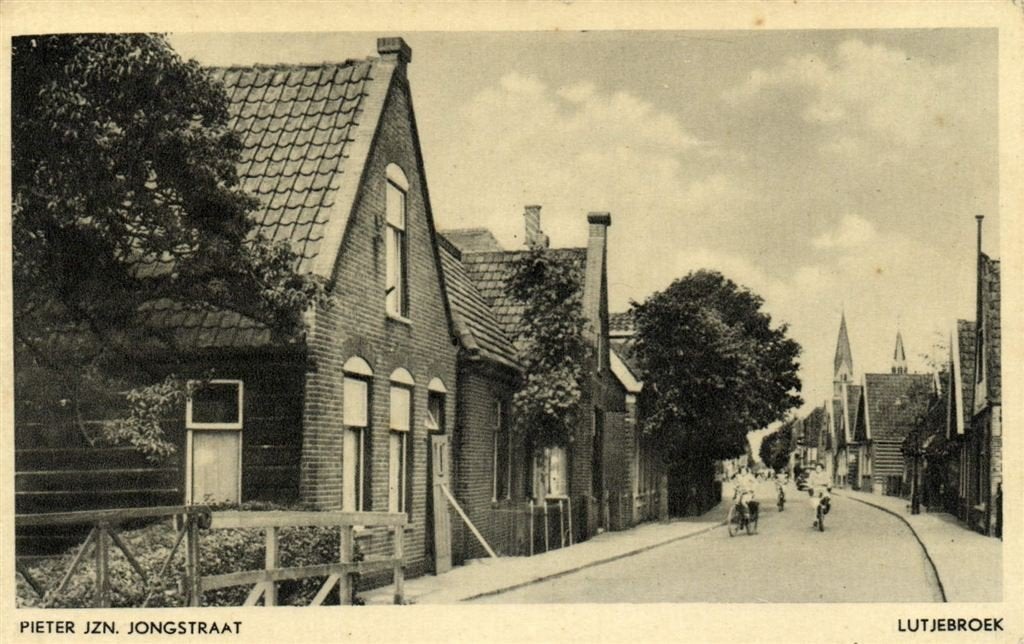 Pieter Jzn. Jongstraat - Lutjebroek - ongelopen, Verzamelen, Verzenden, 1940 tot 1960, Ongelopen, Noord-Holland