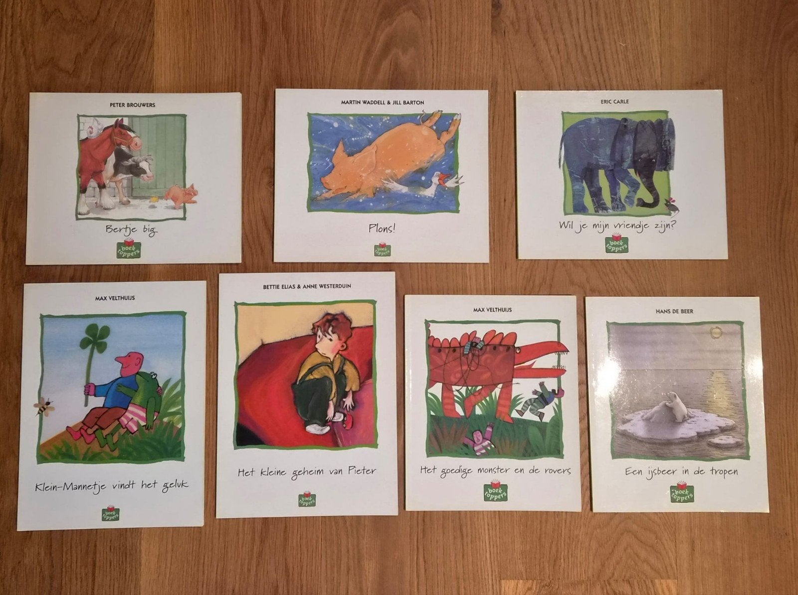 Boektoppers boekenpakket kleuters 1999-2000 (7 boeken), Boeken, Fictie algemeen, Jongen of Meisje, Ophalen of Verzenden, Zo goed als nieuw
