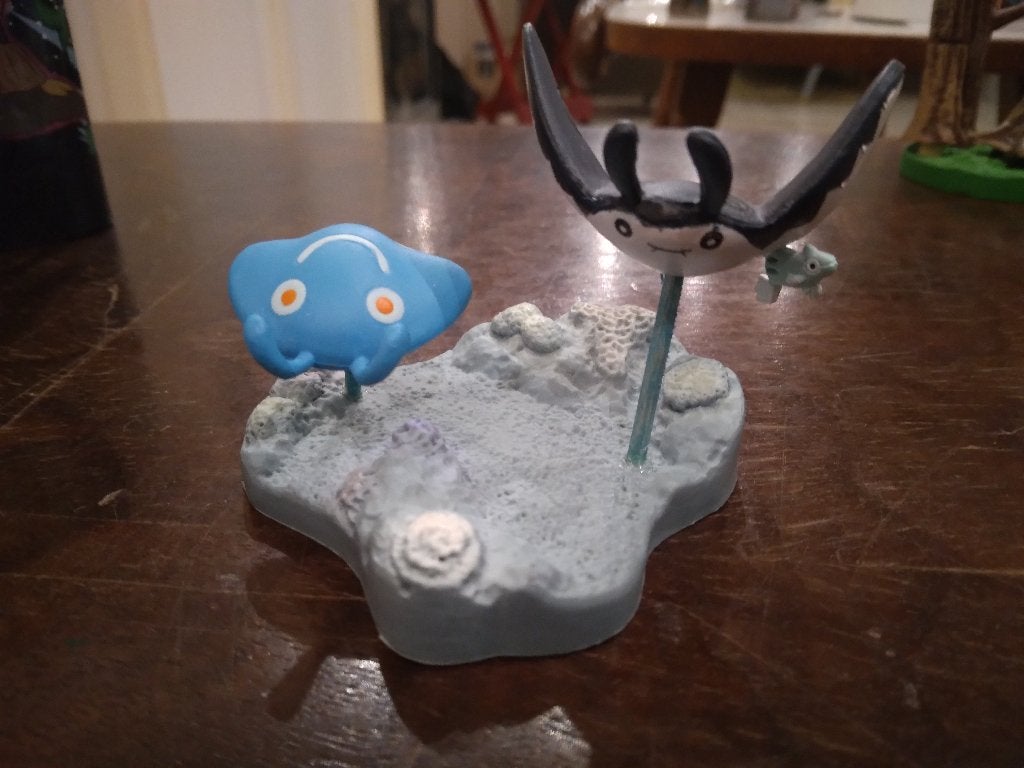 Pokemon Zukan Mantine figuur, Ophalen of Verzenden, Gebruikt