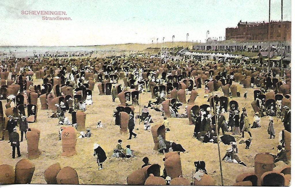 Scheveningen- -Strandleven.1919., Verzenden, Voor 1920, Gelopen, Zuid-Holland