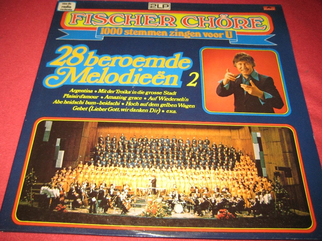 2 LPs, Fischer Chöre: 29 beroemde melodieen 2 (NO87), Cd's en Dvd's, Ophalen of Verzenden, Zo goed als nieuw, LP