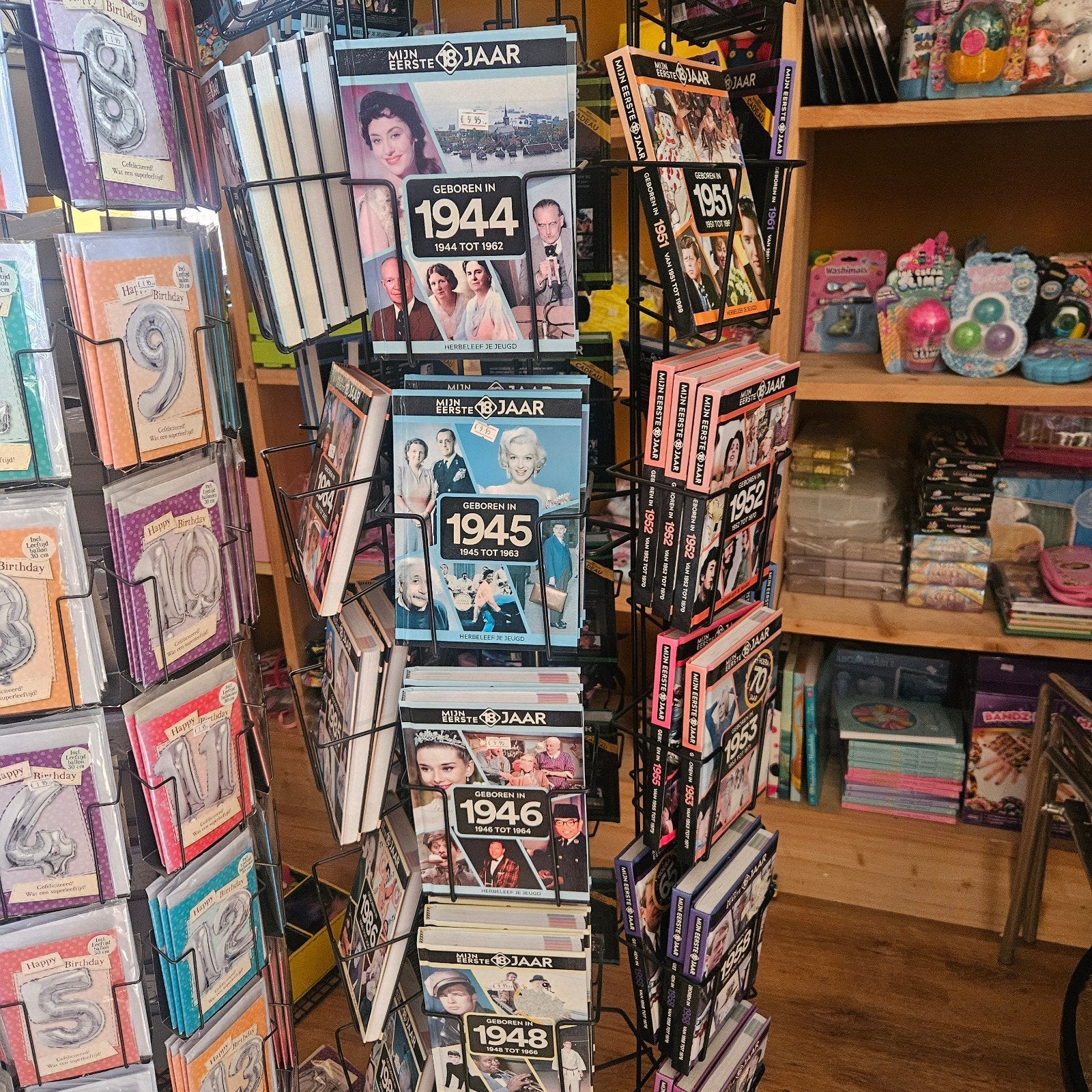 partij mijn eerste 18 jaar boeken, Ophalen