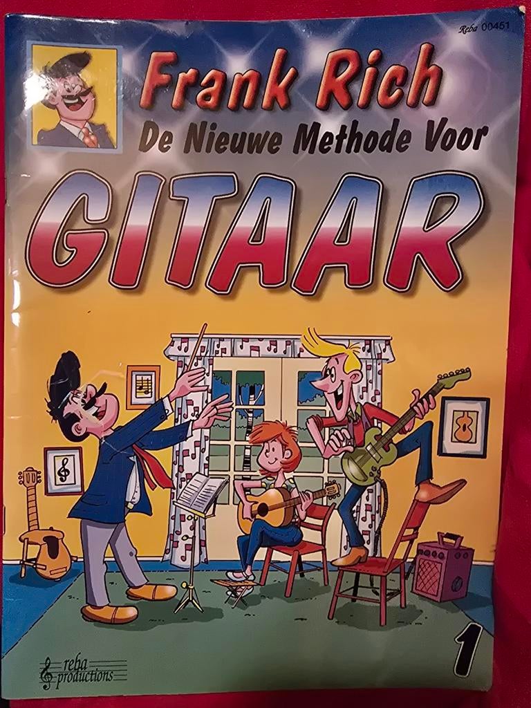 Frank Rich: De Nieuwe Methode Voor Gitaar - Deel 1, Overige genres, Les of Cursus, Ophalen of Verzenden, Gitaar