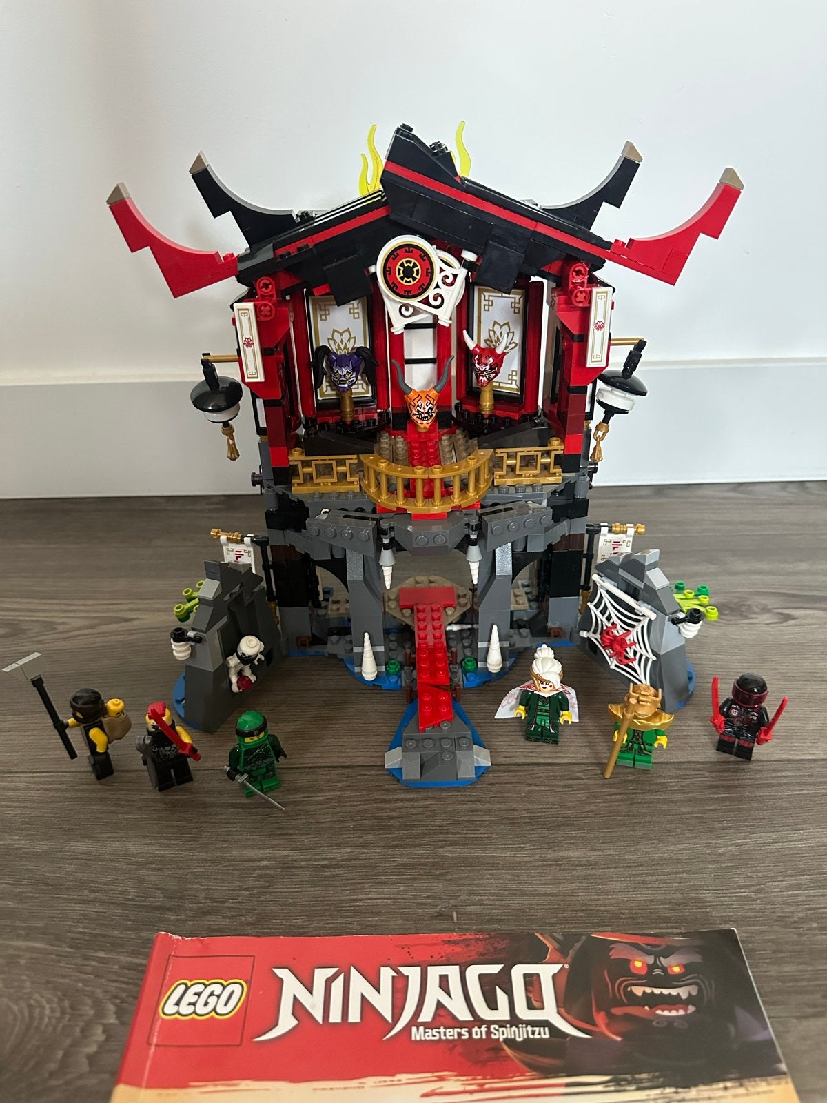 LEGO Ninjago 70643 Tempel van de Opstanding met minifiguren, Ophalen of Verzenden, Zo goed als nieuw, Overige merken