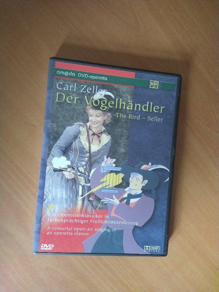 DVD Carl Zeller. Der Vogelhändler The Bird-Seller, Alle leeftijden, Ophalen of Verzenden, Zo goed als nieuw, Concert