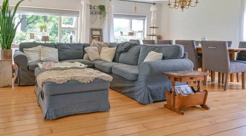 Ikea Ektorp hoekbank met 2 hockers incl 2 xtra hoezen, Huis en Inrichting, Ophalen, Gebruikt, 150 cm of meer, Vierpersoons of meer