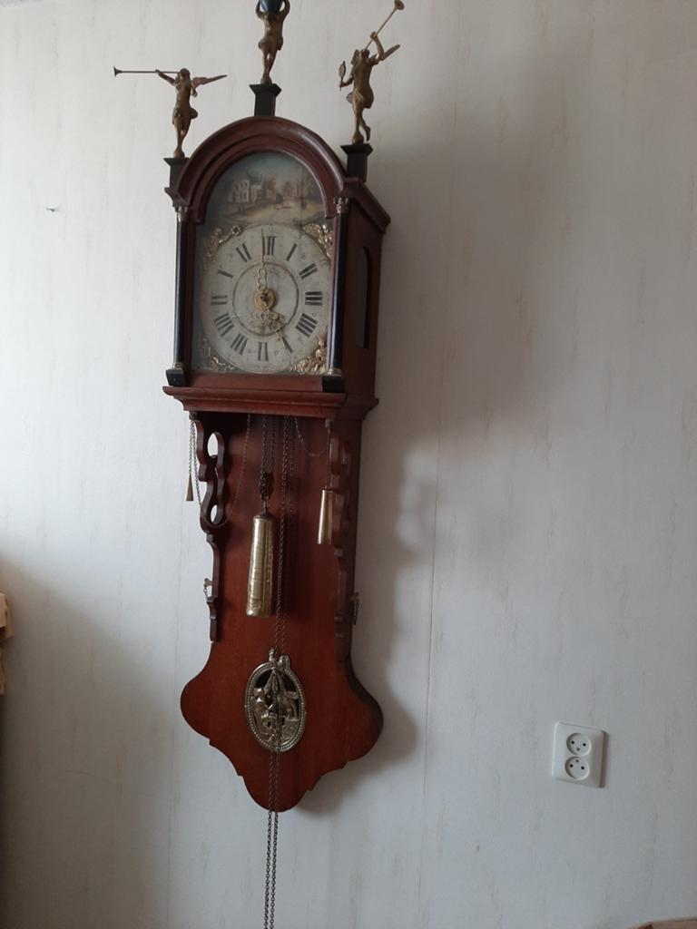 Antieke Friese klok., Ophalen, Minder dan 50 cm, Minder dan 50 cm