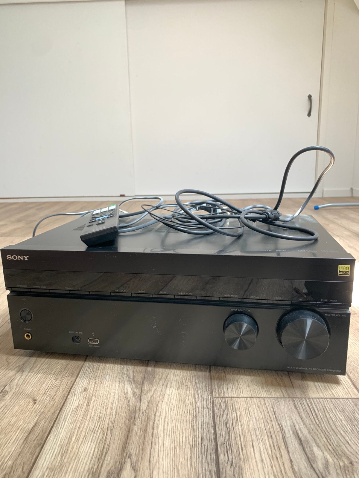 Sony STR-DH550 receiver met boxjes, Ophalen, Gebruikt, 120 watt of meer, Sony