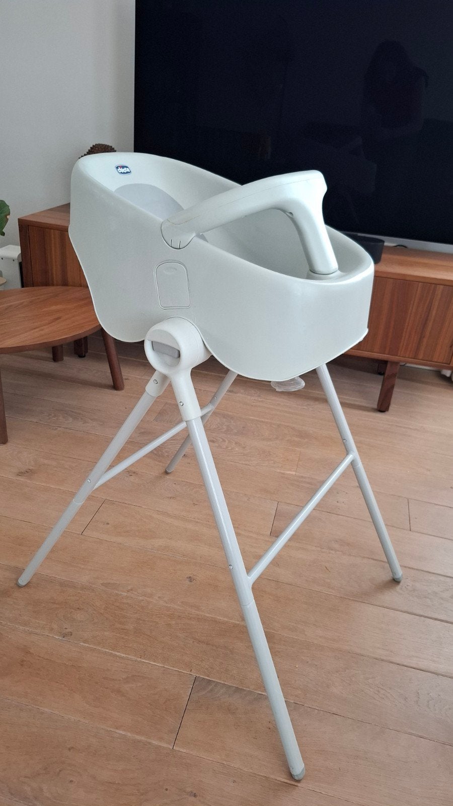 Chicco Bubble Nest douche-/badstoel met standaard, Kinderen en Baby's, Kinderstoelen, Ophalen, Zo goed als nieuw, Overige typen