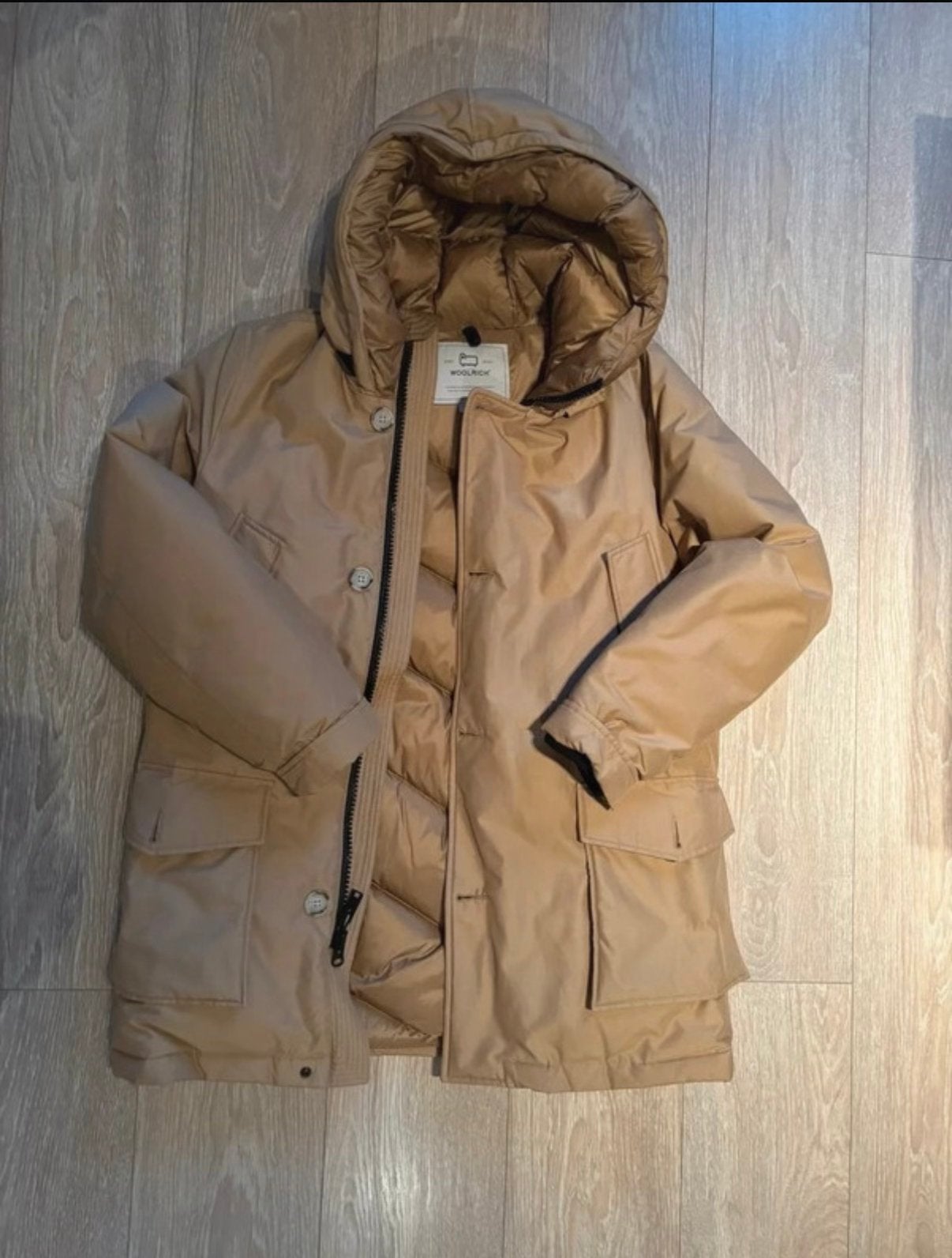 Woolrich Arctic Parka - Beige - Size M, Ophalen of Verzenden, Nieuw, Maat 48/50 (M), Beige