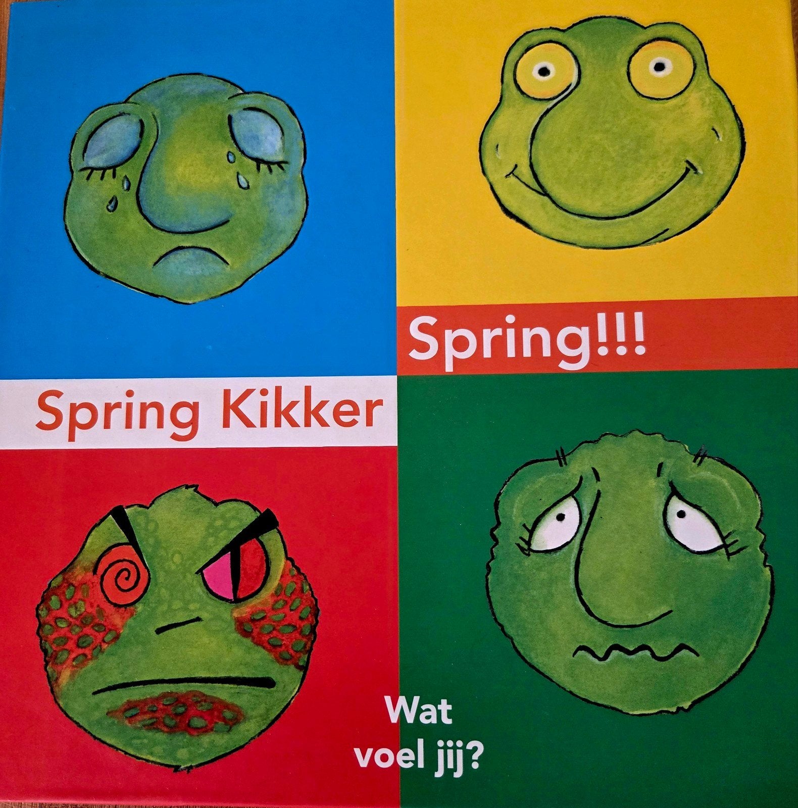 Spring Kikker Spring!!! - Emotie Spel voor Kinderen, Een of twee spelers, Ophalen of Verzenden, Zo goed als nieuw