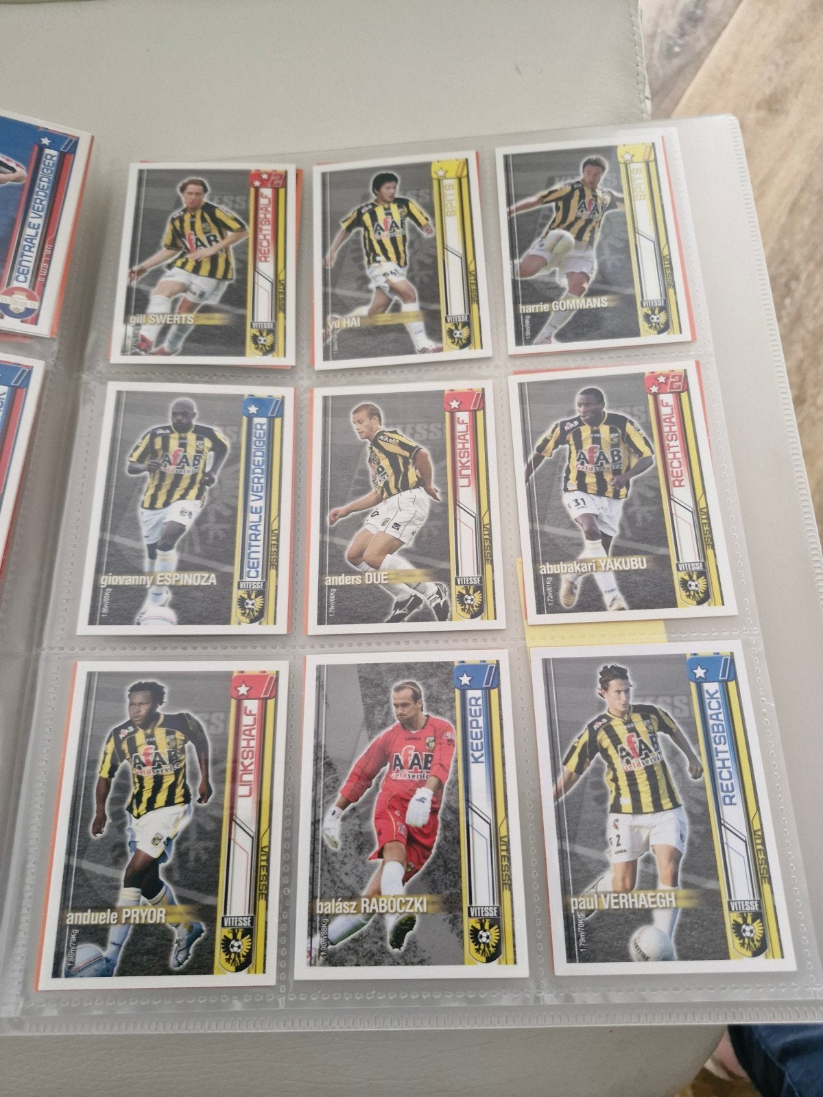 All Stars Trading Cards 2007-2008 Vitesse, Ophalen of Verzenden, Zo goed als nieuw, Meerdere kaarten