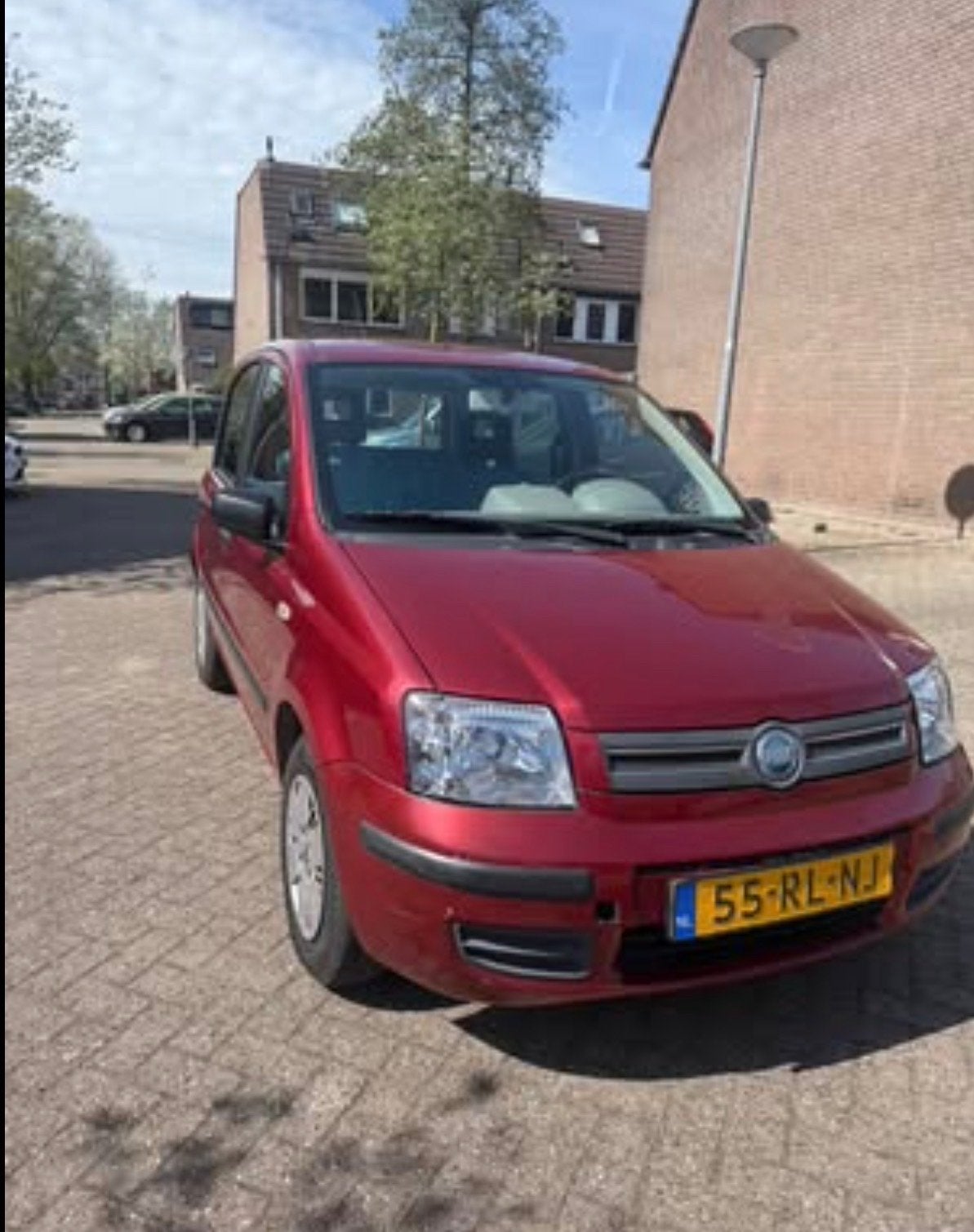 Fiat Panda 1.2 Dualogic 2005 Rood 114700km, Voorwielaandrijving, 840 kg, Origineel Nederlands, Handgeschakeld