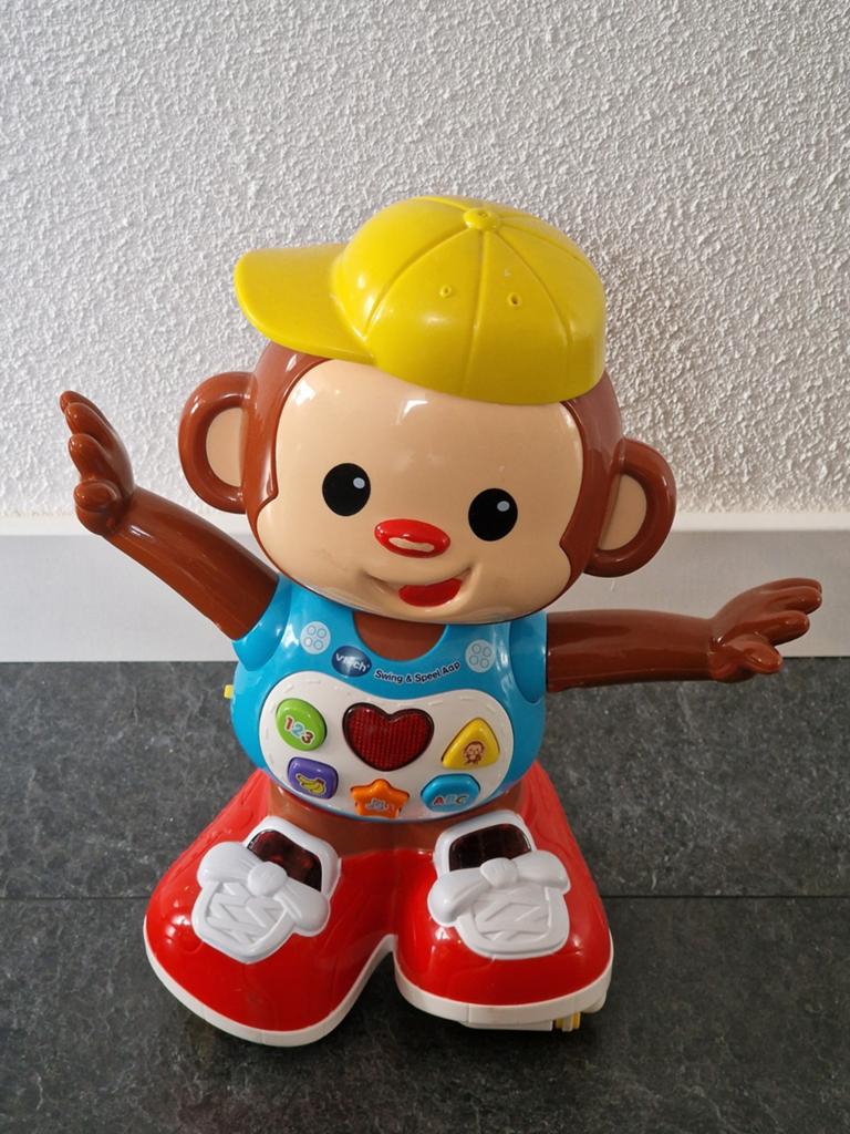 VTech Swing & Speel Aap - Interactief Speelgoed, Kinderen en Baby's, Speelgoed | Vtech, Ophalen, Gebruikt