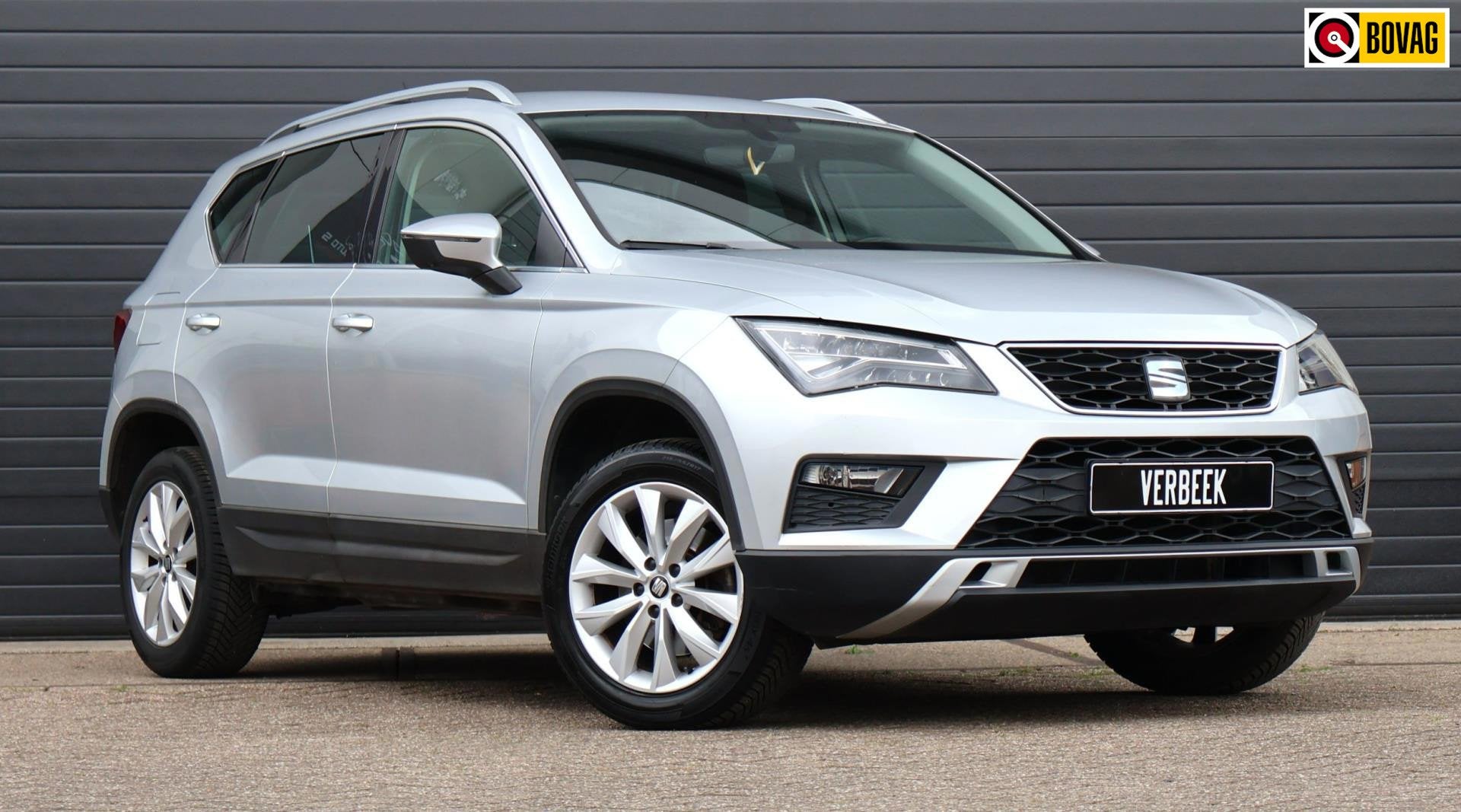 SEAT Ateca 1.4 EcoTSI Style Business Intense Led/Camera/Crui, Voorwielaandrijving, Stof, Gebruikt, Zwart