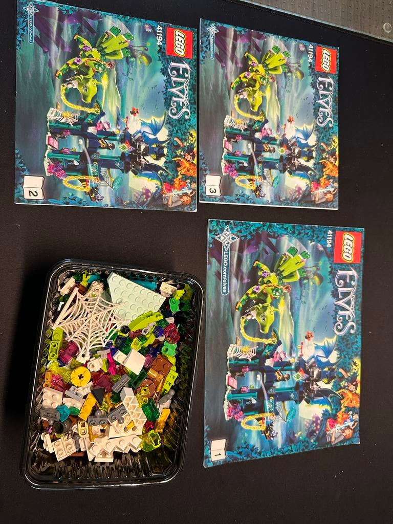 Lego Elves 41194 Noctura's Toren & de Aardvos compleet, Gebruikt, Overige thema's, Lego, Ophalen of Verzenden