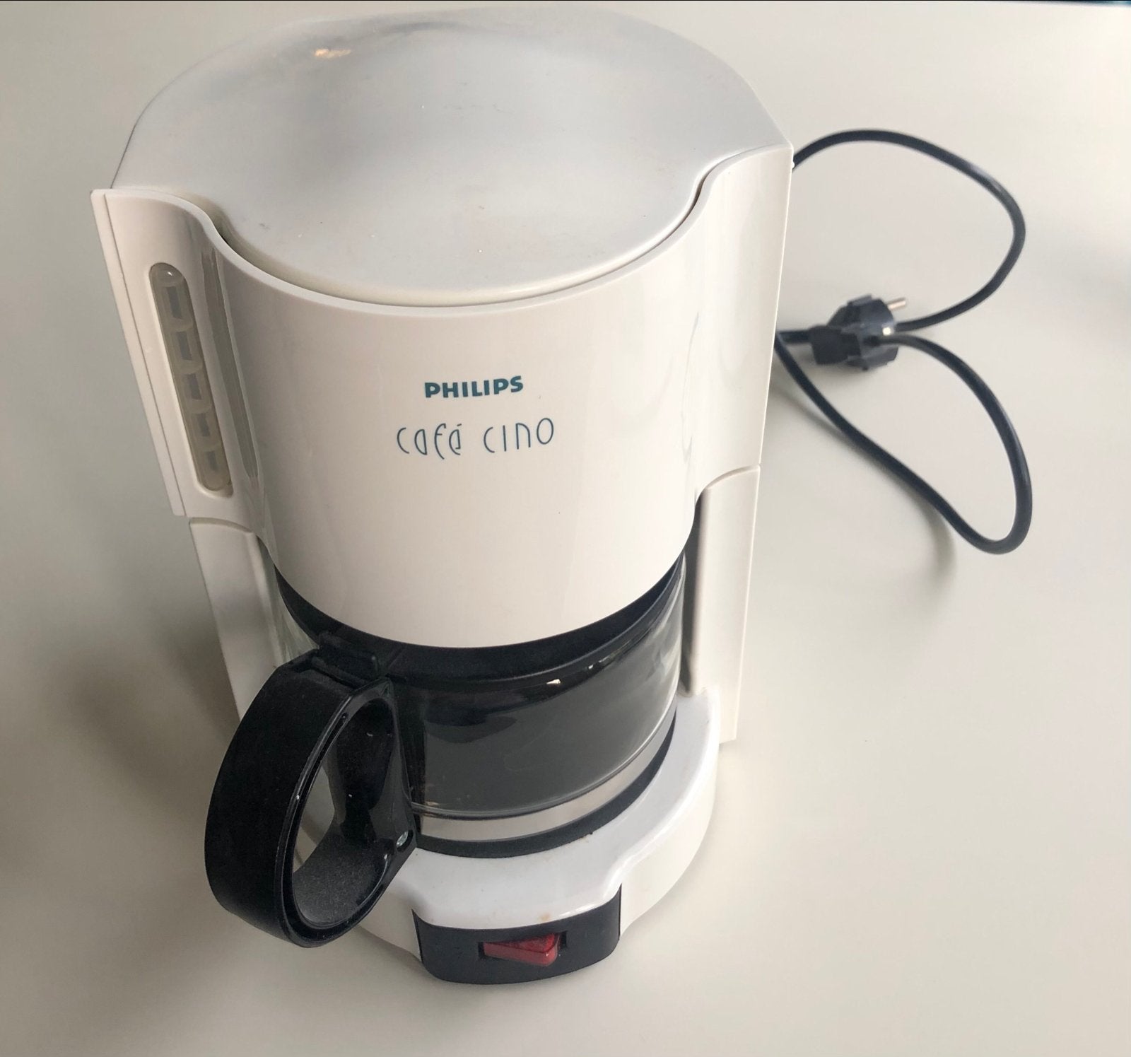 Philips Café Cino Koffiezetapparaat - Wit, Gebruikt, Koffiemachine, Gemalen koffie, Ophalen of Verzenden