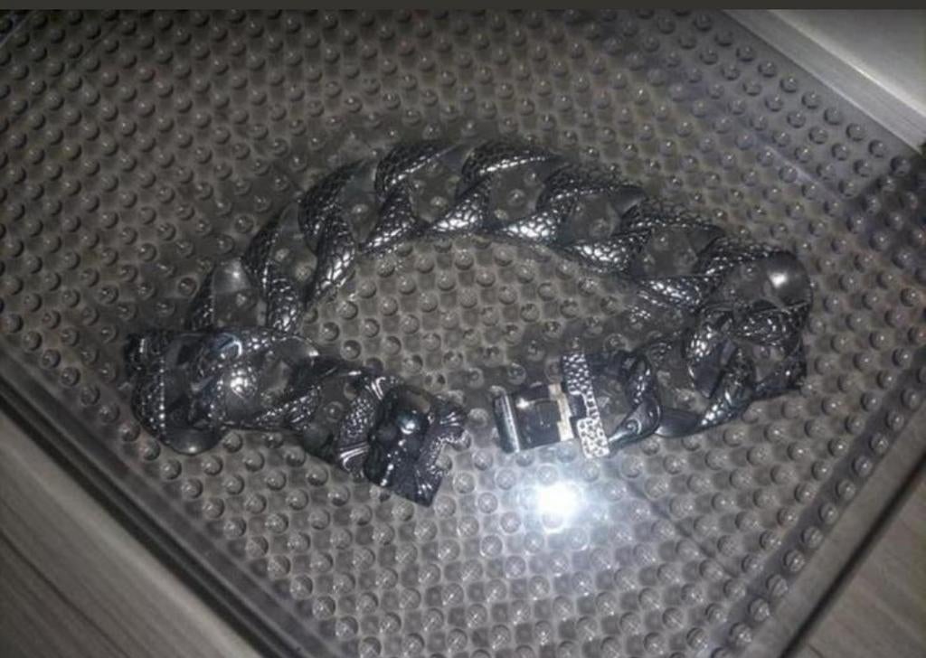 Dik Outlaws Amsterdam Armband, Ophalen of Verzenden, Gebruikt, Zilver, Staal