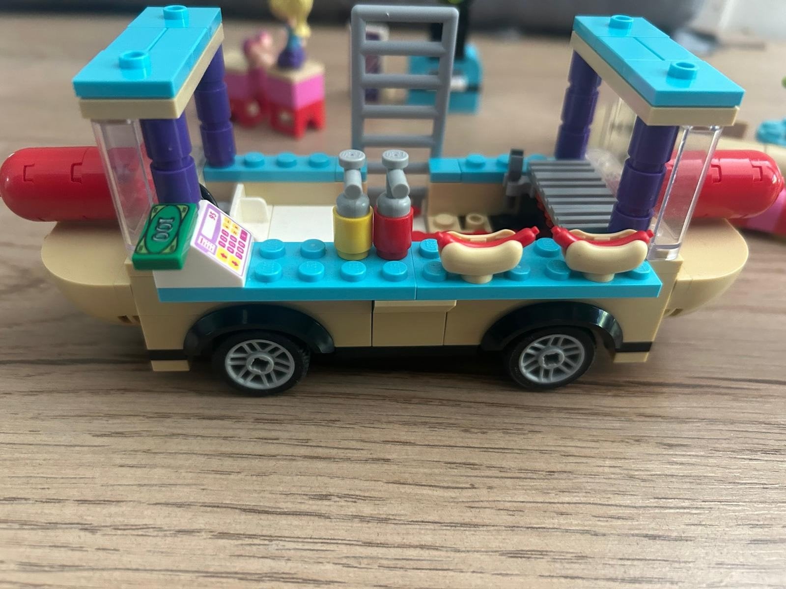 Lego Friends Hotdog Kraam 41129 met handleiding, Ophalen of Verzenden, Zo goed als nieuw
